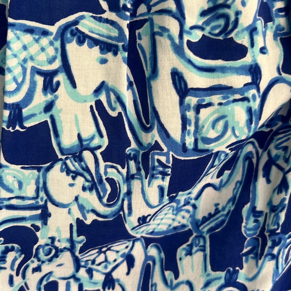 Lilly Pulitzer - Willa Top - Get Trunky - Size Small - Original Tag Included